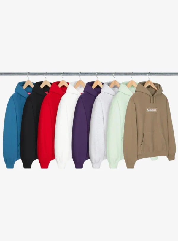 Supreme Box Logo Hoodie Black – Bild 2